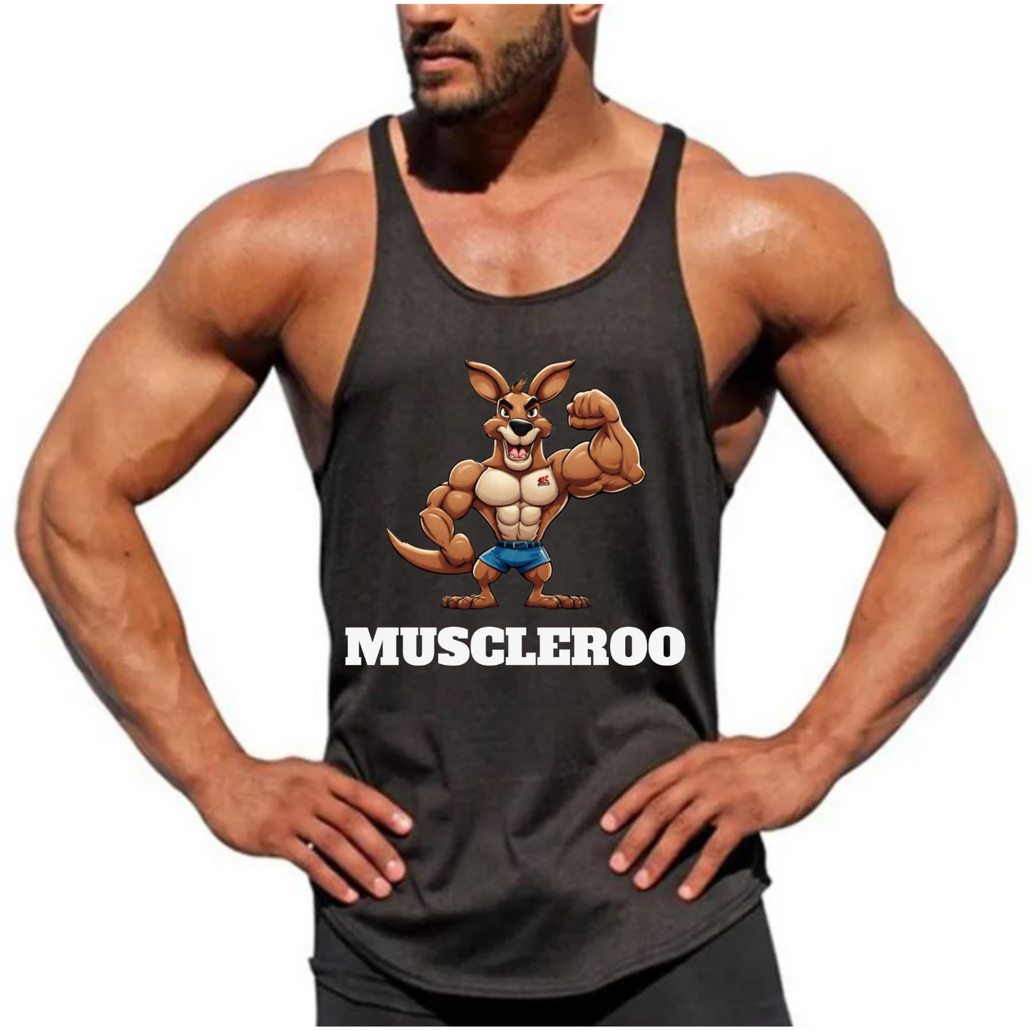 Men's Muscleroo Gym Stringer