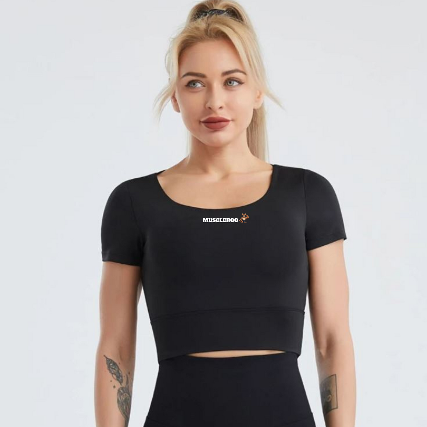 Women's Muscleroo Gym Crop Top