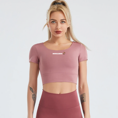 Women's Muscleroo Gym Crop Top